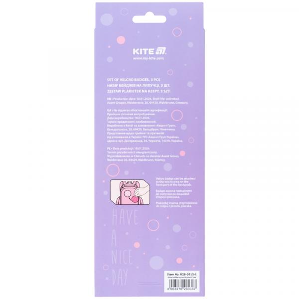 Набір бейджів на липучці, 3 шт., 3012-1
