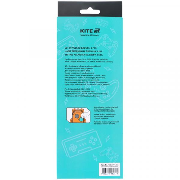 Набір бейджів на липучці, 3 шт., 3012-2