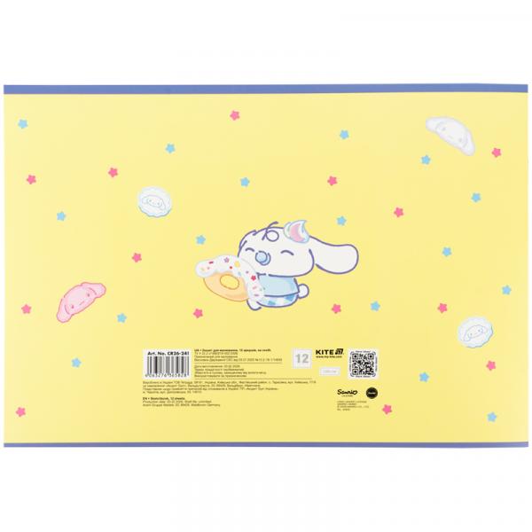 Зошит для малювання, 12 арк., скоба, гібр. лак + УФ лак, CR