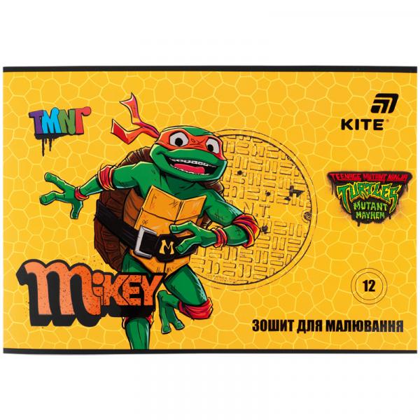 Зошит для малювання, 12 арк., скоба, гібр. лак + УФ лак,  NT