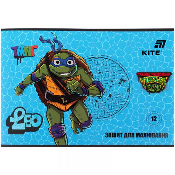 Зошит для малювання, 12 арк., скоба, гібр. лак + УФ лак,  NT
