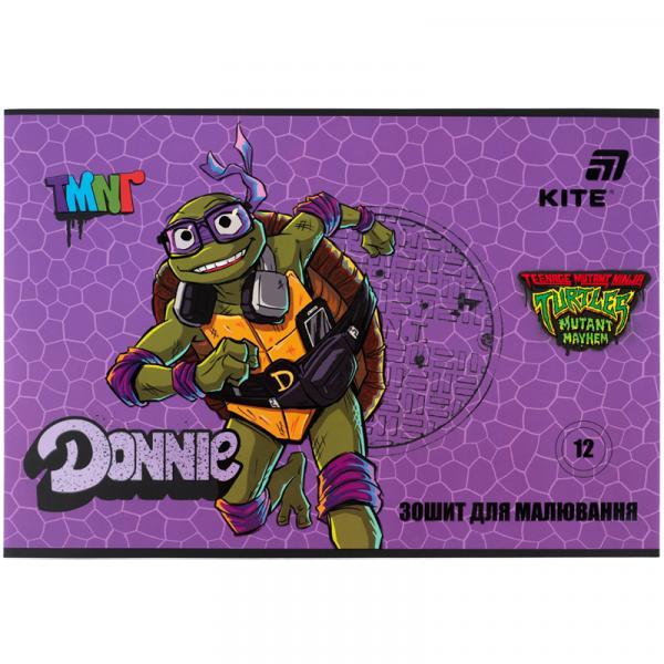 Зошит для малювання, 12 арк., скоба, гібр. лак + УФ лак,  NT