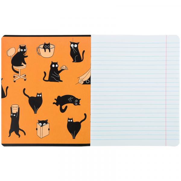 Зошит 12 арк., лін., софт тач + УФ лак об'ємний, Kite OC