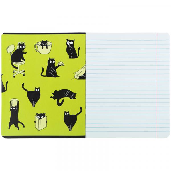 Зошит 12 арк., лін., софт тач + УФ лак об'ємний, Kite OC