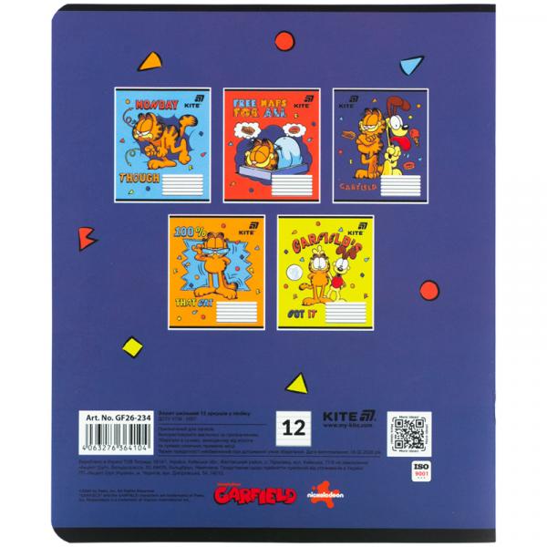 Зошит 12 арк., лін., софт тач + УФ лак, GF