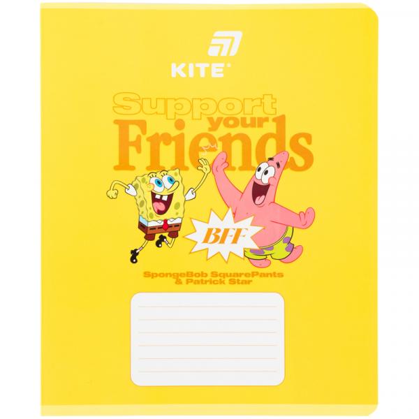 Зошит 18 арк., кл., софт тач + УФ лак об'ємний, SB