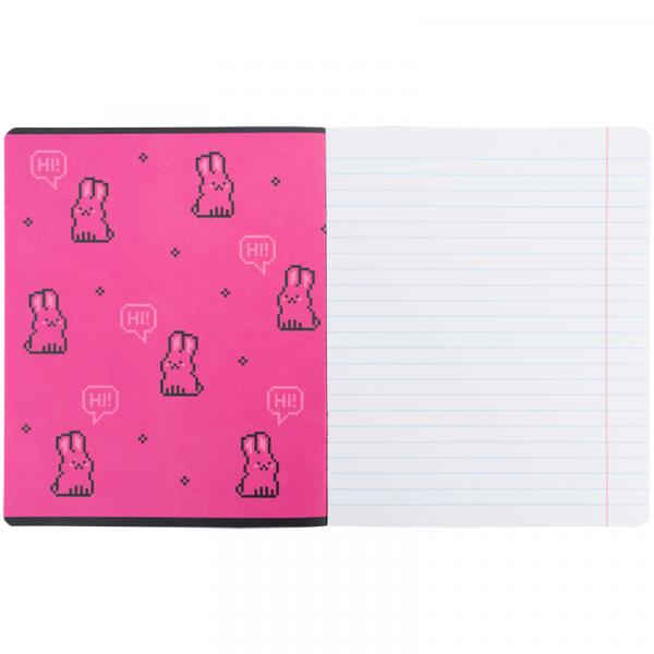 Зошит 18 арк., лін., софт тач + УФ лак об'ємний, Kite OC