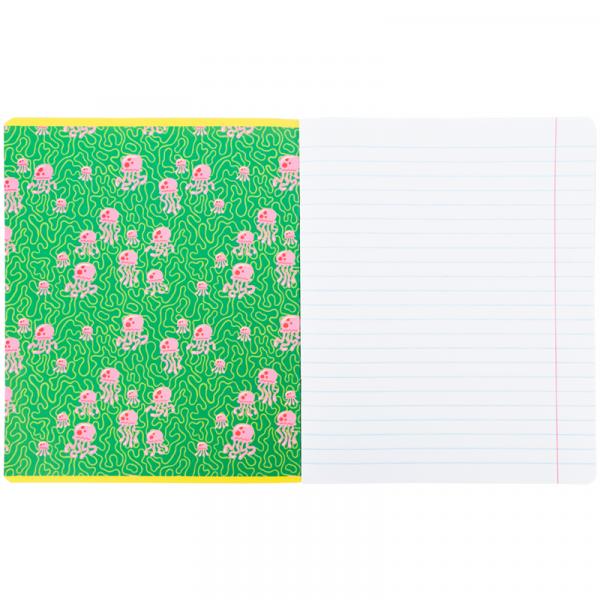 Зошит 18 арк., лін., софт тач + УФ лак об'ємний, SB