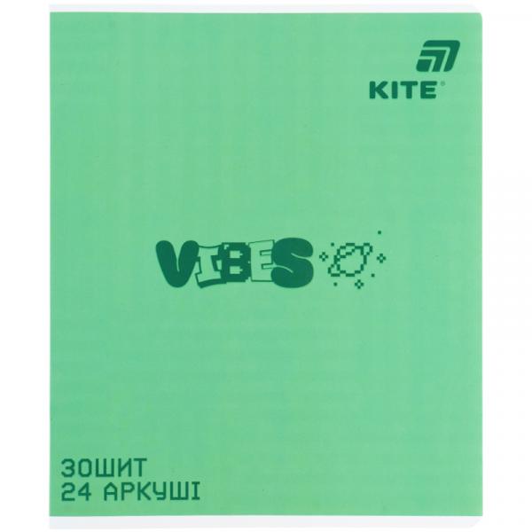 Зошит 24 арк., лін., софт тач + УФ лак об'ємний, Kite OC