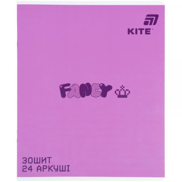 Зошит 24 арк., лін., софт тач + УФ лак об'ємний, Kite OC