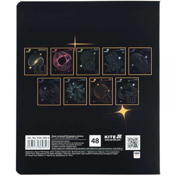 Зошит предметн. 48 арк., кл., софт тач+УФ, Lumen, хімія