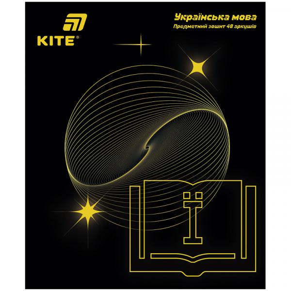 Зошит предметн. 24 арк., лн., софт тач+УФ, Lumen, укр. мова