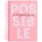 Блокнот на спіралі тверда обкл., А5, 120 арк.,кл., Possible