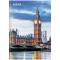 Книга записна А4-, 203*273 мм,96арк., кліт., City, London