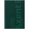 Книга записна А4-, 203*273 мм,96 арк., кл. One color, зелена