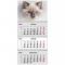 Календар настінний квартальний 2027 р.,3 пр. Cats 2