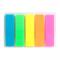 Закладка неонова 5 кольорів 12х45мм, 125 шт, прямокутна