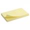 Блок паперу з клейким шаром 75x125мм, 100арк.,жовт