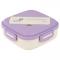 Ланчбокс з розділювачем 1100 мл, фіолетово-бежевий