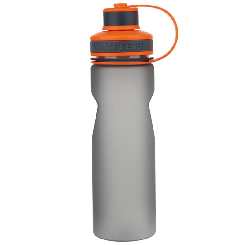 Пляшечка для води, 700 мл, сіро-помаранчева
