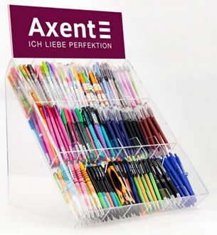 Дисплей для ручок Axent під кутом 18 секцій